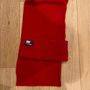 Ralph Lauren red cashmere scarf